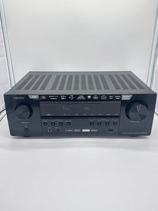 Denon AVR-S650H 5.2 Channel 4K AV Receiver HDMI Bluetooth w/ Remote