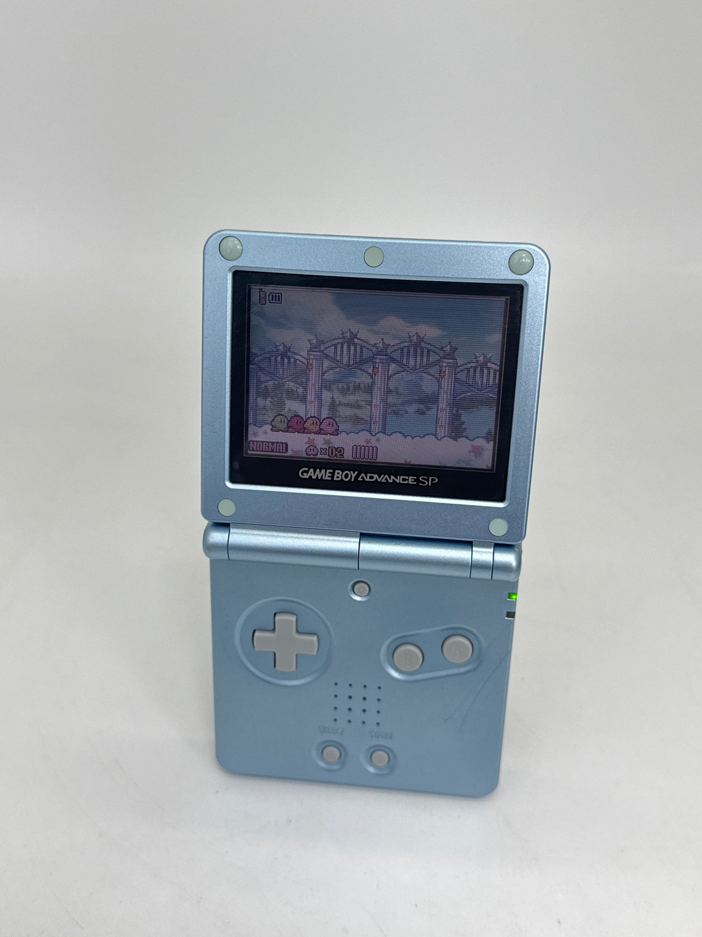 Nintendo Game Boy Advance SP AGS-001 Pearl Blue Console Only #400