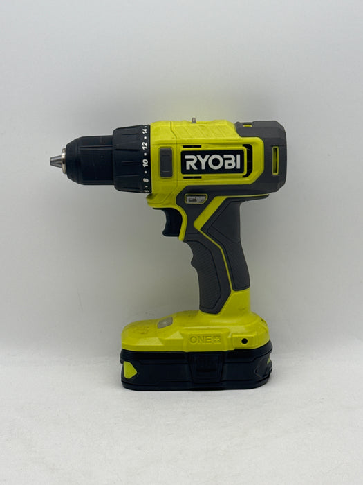 RYOBI ONE+ 18V Cordless 1/2 in. Drill/Driver PCL206 Tool with Replacement Battery