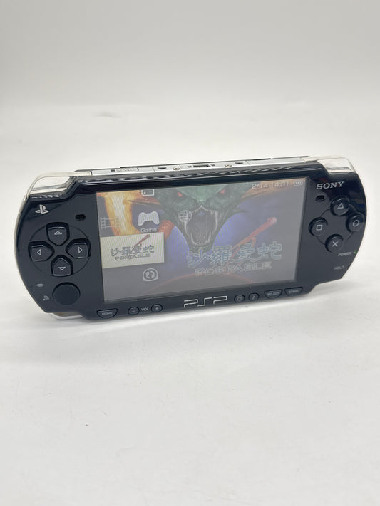 Sony PlayStation Portable PSP-2000 Piano Black Console #335 w/1200mAh Battery