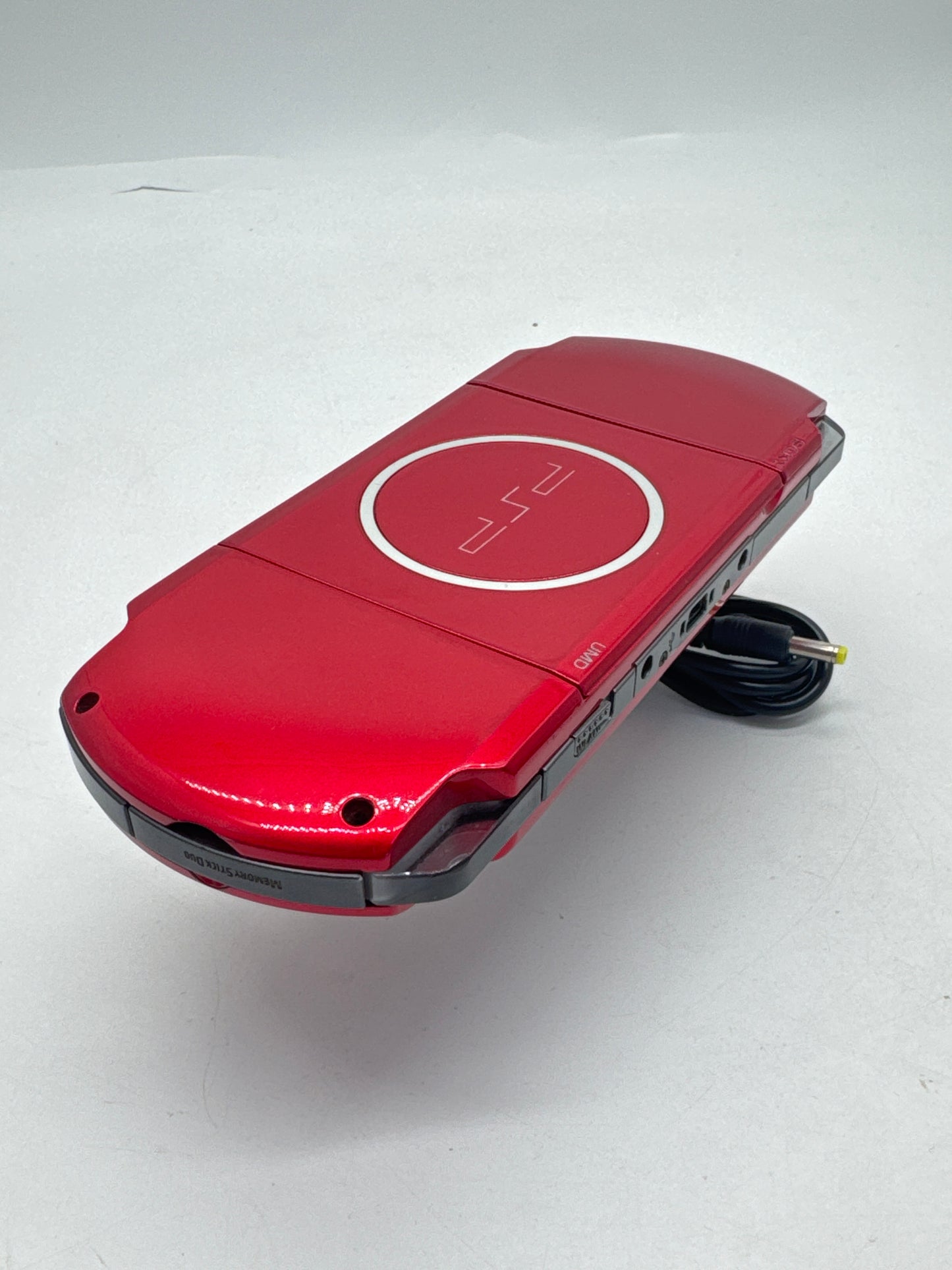 Sony PlayStation Portable PSP-3000 Red Console #365 w/2400mAh Battery & Charger