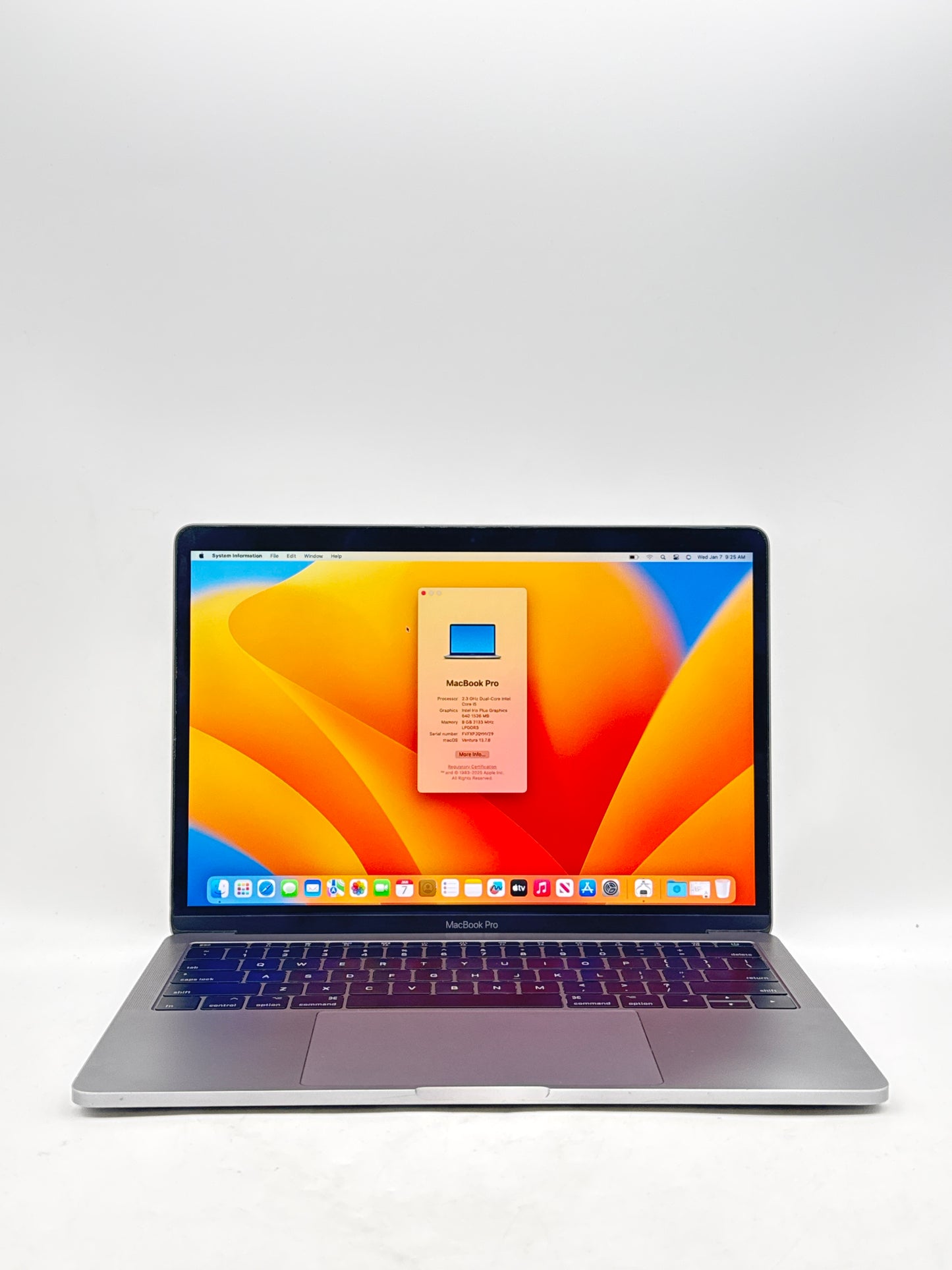 Apple MacBook Pro 13" 2017 A1708 Core i5 2.3GHz 8GB Ram 256GB SSD !Read