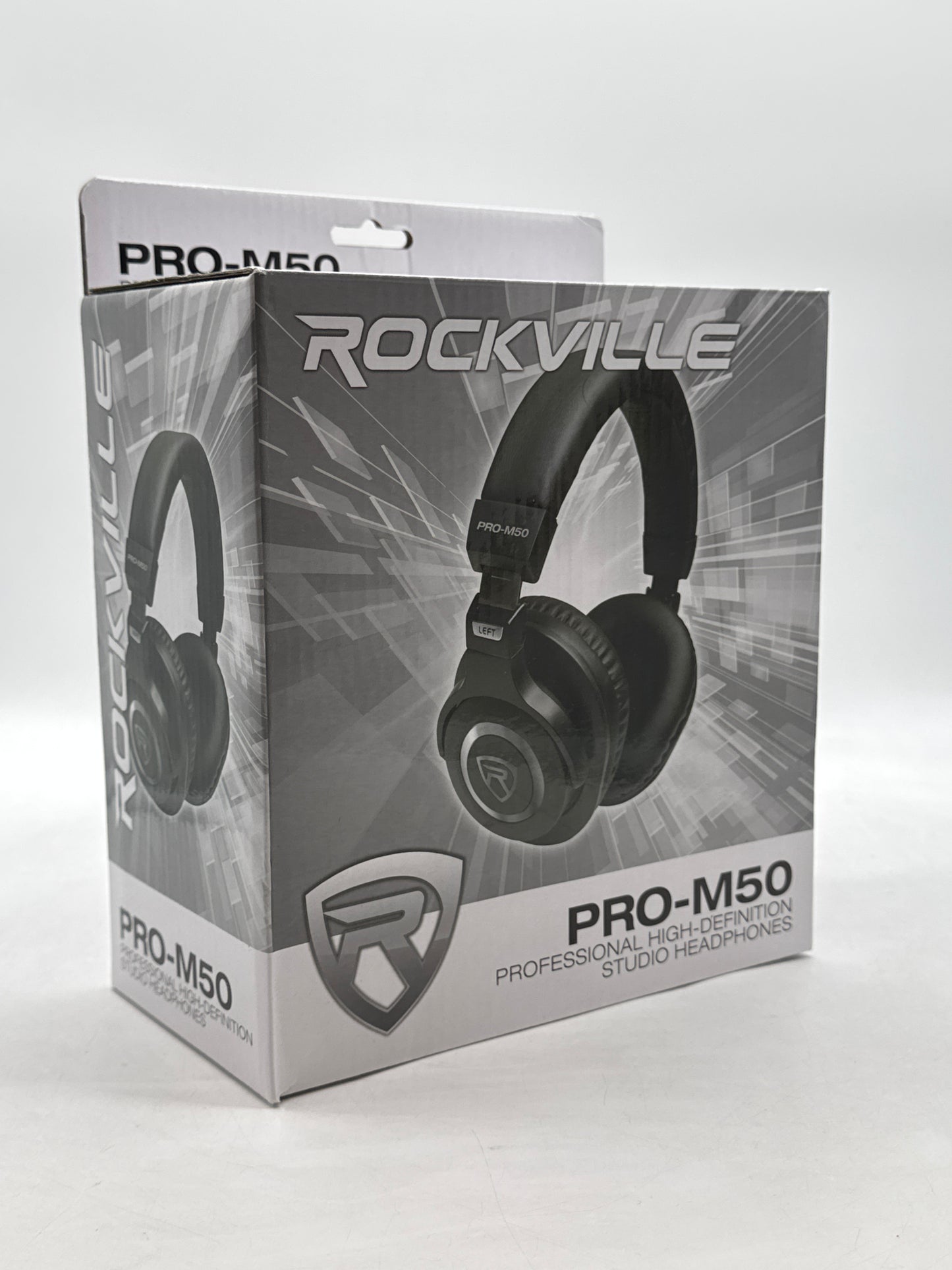 Rockville PRO-M50 Studio Headphones w/ Detachable Coil Cable, Case