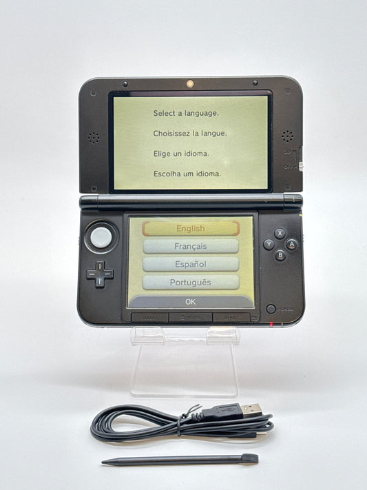 Nintendo 3DS XL LL SPR-001(JPN) Red/Black Console #35