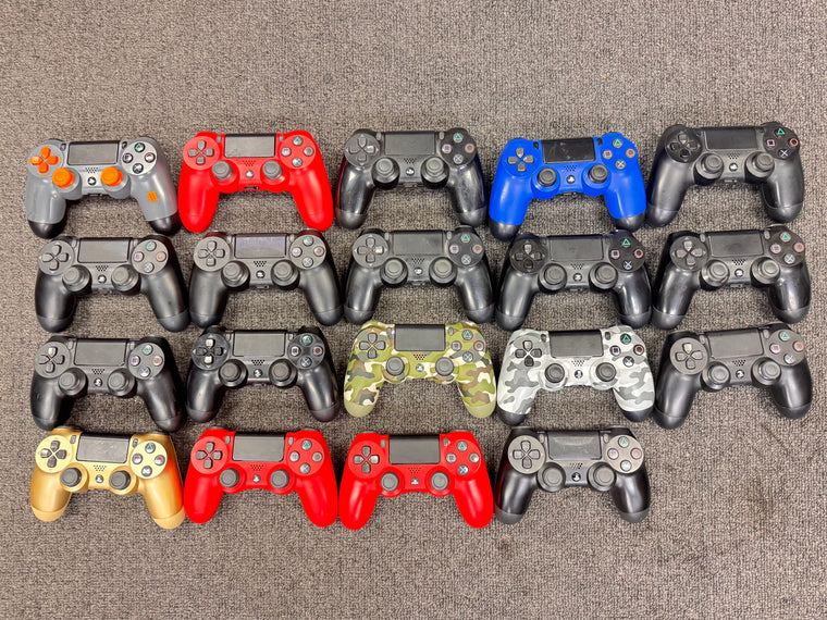 Lot of 19 Sony PS4 CUH-ZCT2U Game Controllers, Used Tested Fully Functional