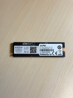 ADATA XPG GAMMIX S20 1TB NVMe M2 PCle Gen3 AGGAMMIXS20-1T-B Solid State Drive
