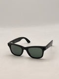 Ray-Ban Meta Wayfarer RW4006 Smart Glasses Shiny Black G-15 Green Lens image 2