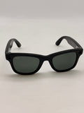Ray-Ban Meta Wayfarer RW4006 Smart Glasses Shiny Black G-15 Green Lens image 6