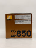 Nikon D850 FX-Format Digital SLR Camera Body Only Black US Version Open Box image 6