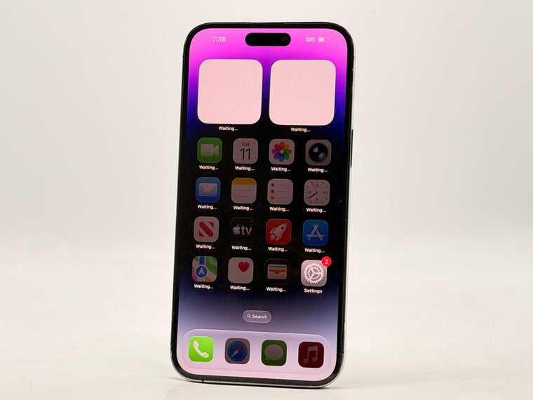 Unlocked Apple iPhone 14 Pro Max A2651 256GB Deep Purple - Cracked Back