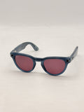 Ray-Ban Meta Headliner RW4009 Glasses Shiny Jeans Frame Polar Dusty Red Lens image 2