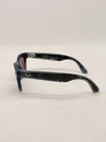 Ray-Ban Meta Headliner RW4009 Glasses Shiny Jeans Frame Polar Dusty Red Lens image 5
