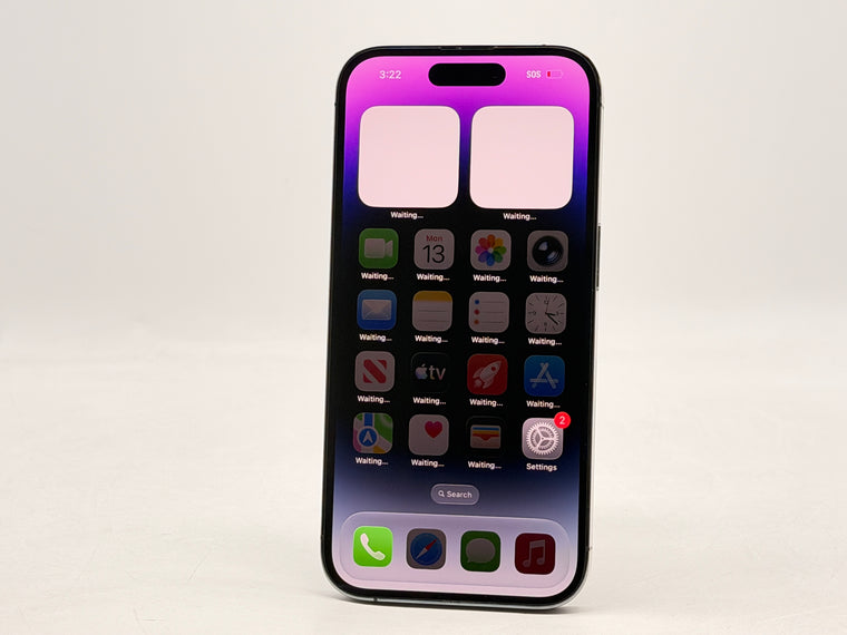 Unlocked Apple iPhone 14 Pro A2650 128GB Deep Purple 87% Battery Health