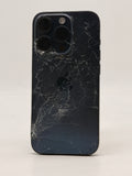 Unlocked Apple iphone 15 Pro A2848 128GB Blue titanium - Cracked Read! image 1