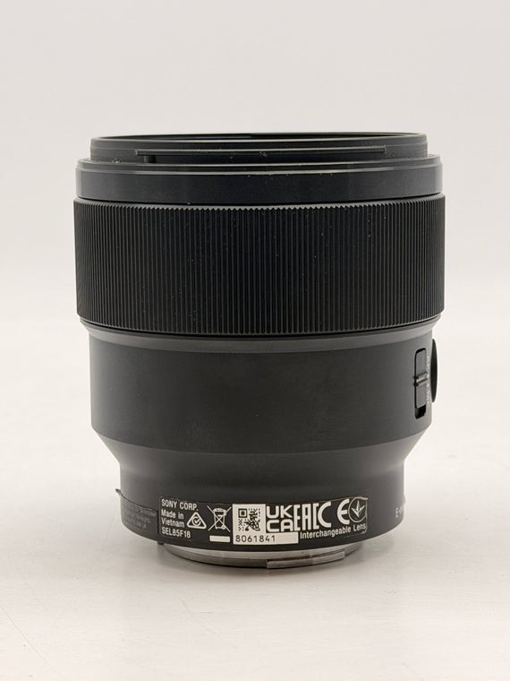 Sony FE 85mm f/1.8 SEL85F18 Full Frame E-Mount Lens