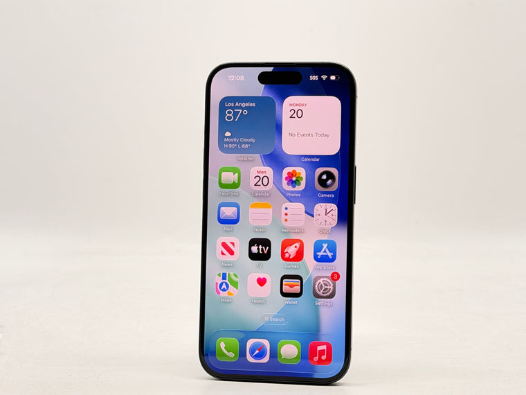 Unlocked Apple iPhone 15 Pro A2848 128GB Blue Titanium 80% BH