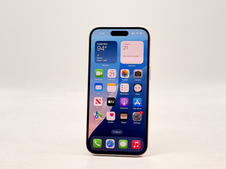 Unlocked Apple iPhone 15 A2846 128GB Pink 85% Battery Health