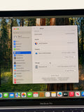 2020 Apple MacBook Pro 13.3" A2338 M1 8C-CPU 8C-GPU 256GB 8GB RAM Space Gray image 3