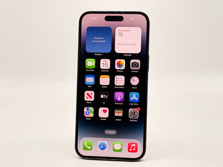 Unlocked Apple iPhone 14 Pro Max A2651 128GB Space Black 89% BH