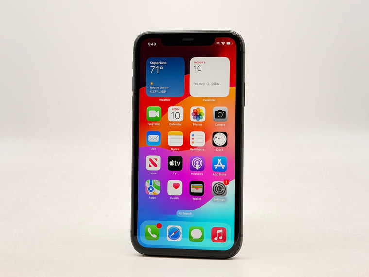 Unlocked Apple iPhone 11 A2111 64GB Black - Service Battery 76%