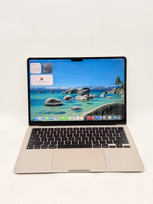 2022 Apple Macbook Air 13.6" A2681 M2 8C-CPU 8C-GPU 256GB SSD 8GB RAM Starlight
