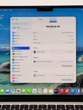 2022 Apple Macbook Air 13.6" A2681 M2 8C-CPU 8C-GPU 256GB SSD 8GB RAM Starlight image 2