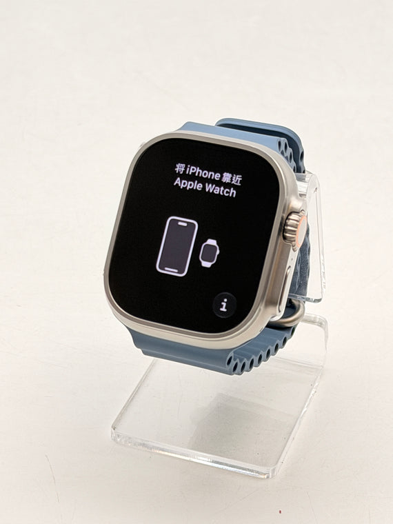 Unlocked Apple Watch Ultra 3 A3281 49mm GPS + Cellular Natural Titanium