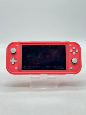 Nintendo Switch Light 32GB + 128GB Micro SD Card Magical Console Coral Pink