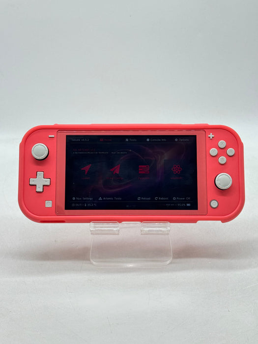 Nintendo Switch Light 32GB + 128GB Micro SD Card Magical Console Coral Pink