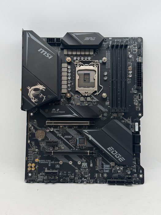For Parts MSI MPG Z490 Gaming Edge Wifi LGA 1200 Intel ATX Motherboard