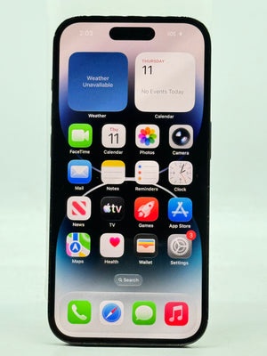 Unlocked Apple iPhone 14 Pro 6.1" A2650 128GB Space Black For Parts #171