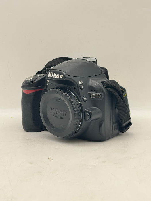 Nikon D3100 14.2MP F-Mount DSLR Digital Camera Body Only with EN-EL14 Battery