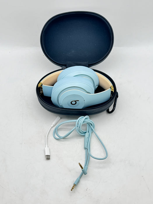 Beats Studio 3 Over-Ear Wireless ANC Headphones Blue/Gold with Carrying Case