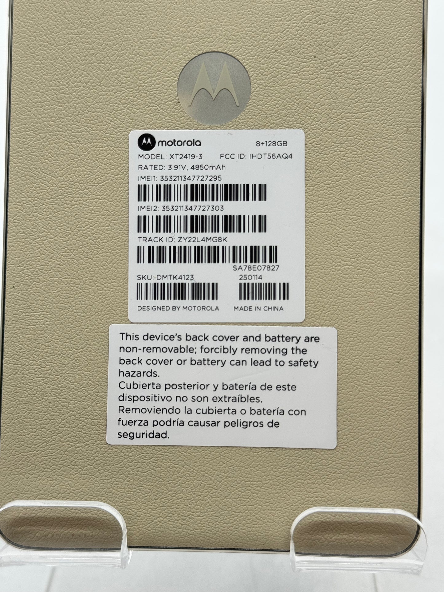 Cricket Motorola Moto G Stylus 5G 2024 6.7" XT2419-3 128GB 8GB RAM Gold