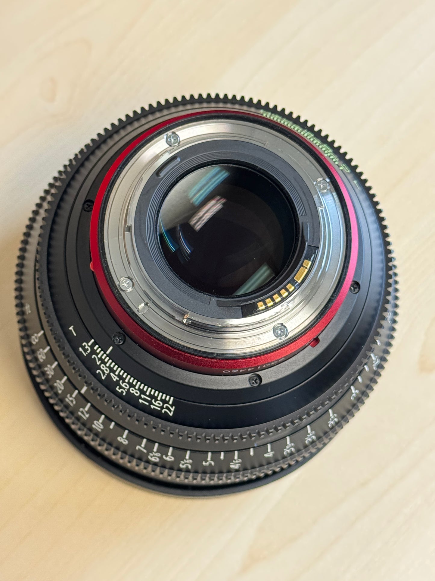 Canon CN-E 50mm T1.3 L F Cinema Prime Lens (EF Mount)