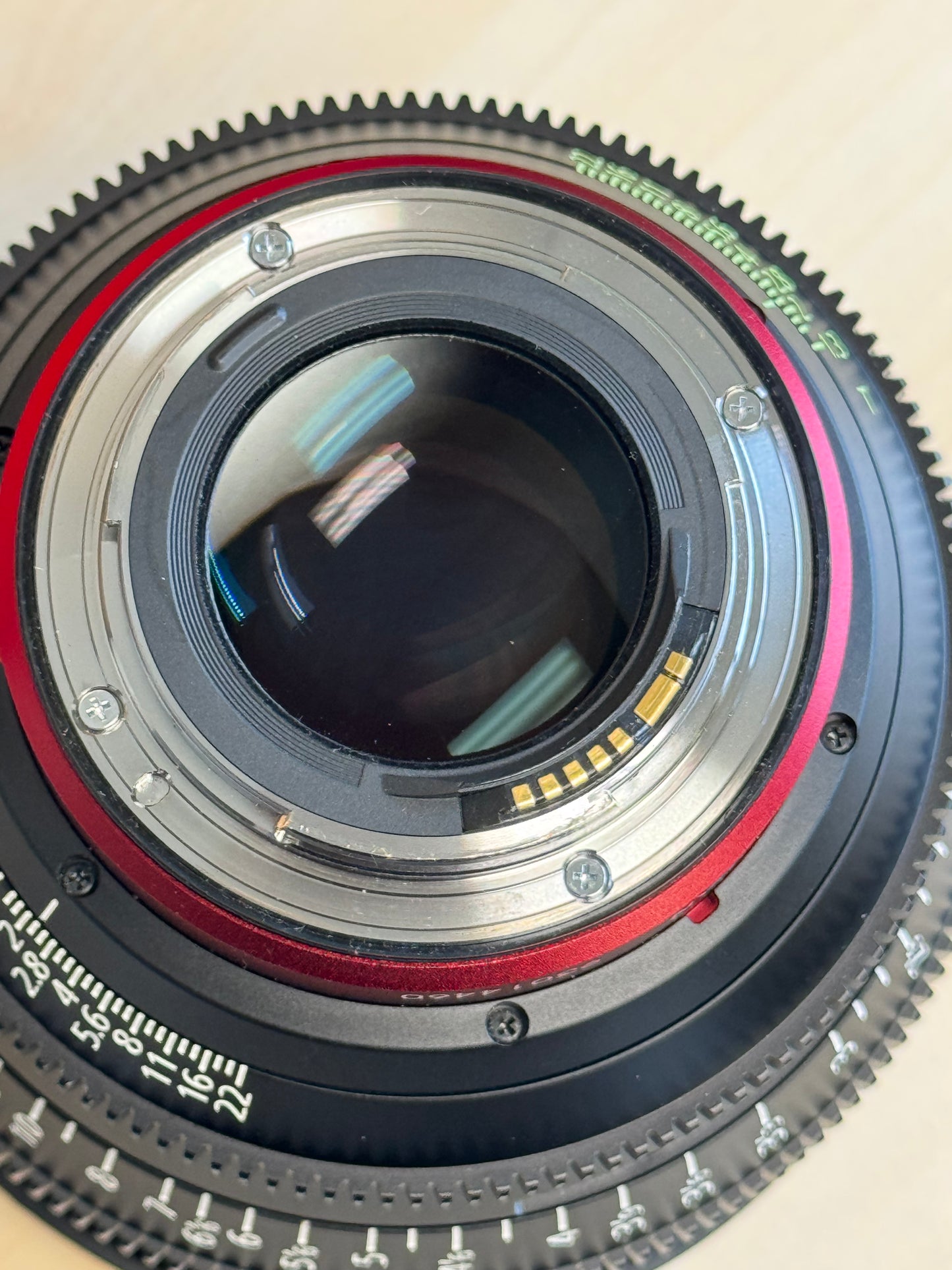 Canon CN-E 50mm T1.3 L F Cinema Prime Lens (EF Mount)