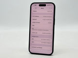 Unlocked Apple iPhone 15 A2846 128GB Black 85% BH - Cracked Back image 3