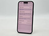 Unlocked Apple iPhone 15 A2846 128GB Black 85% BH - Cracked Back image 4