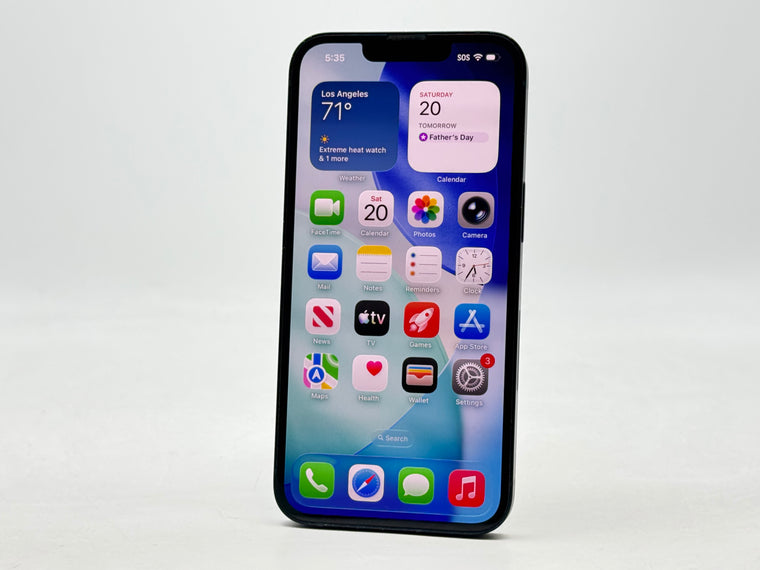 Unlocked Apple iPhone 14 A2649 128GB Midnight - Service Battery 78%