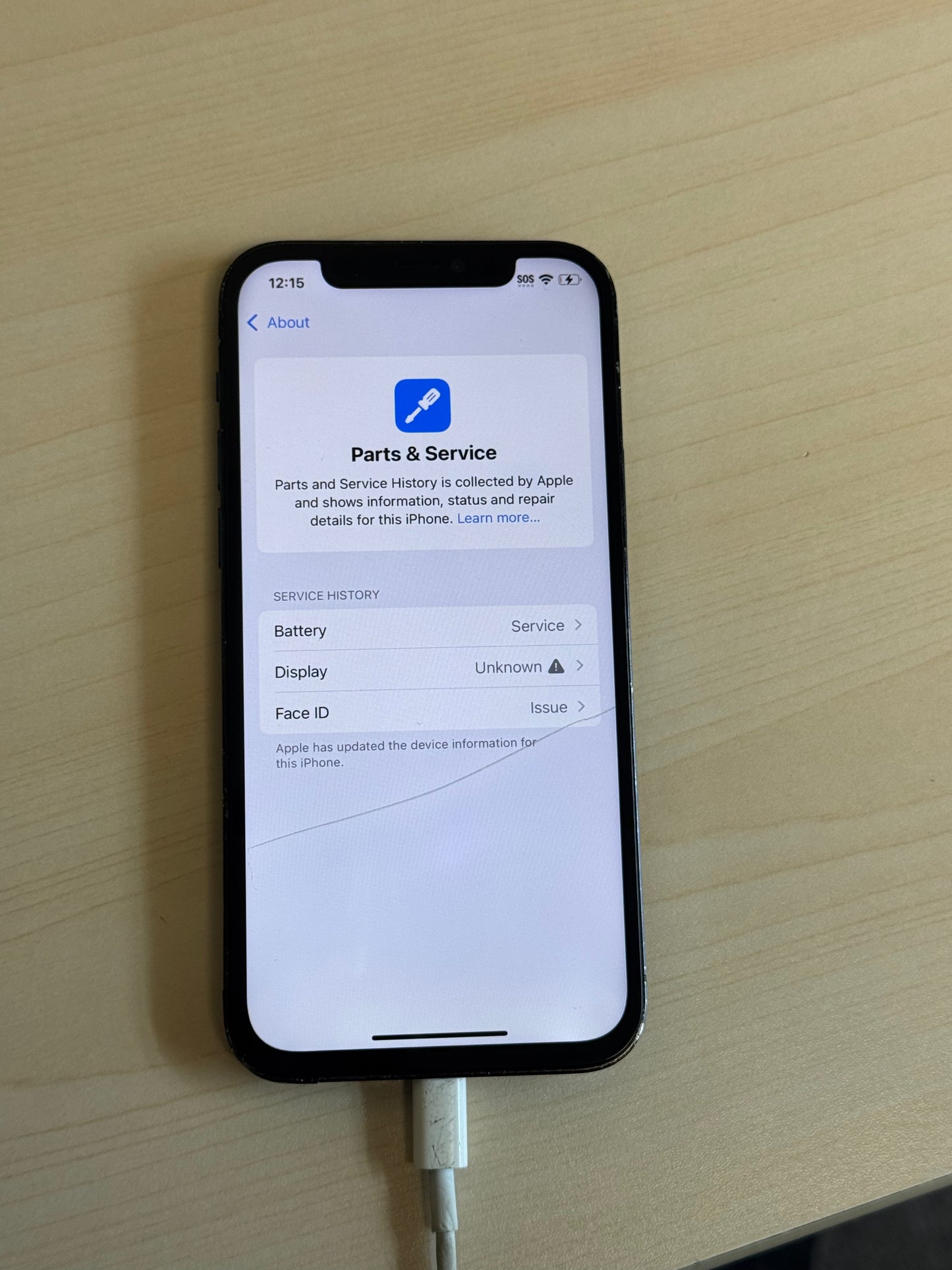 Unlocked Apple iPhone 12 Pro A2341 256GB Pacific Blue - Read!