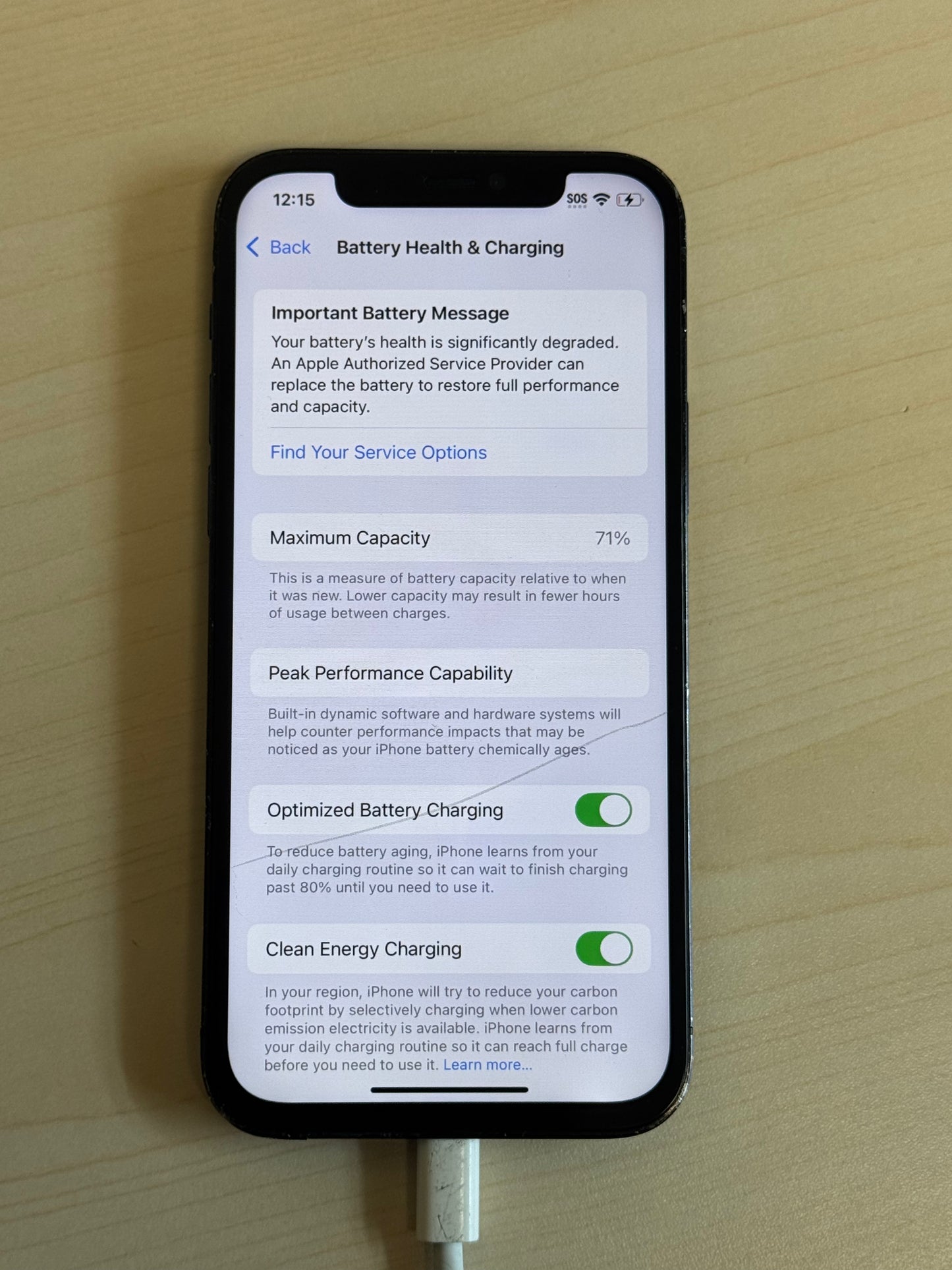 Unlocked Apple iPhone 12 Pro A2341 256GB Pacific Blue - Read!