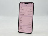 Unlocked Apple iPhone 15 Pro Max A2849 256GB Natural Titanium 91% BH - Cracked Read! image 2