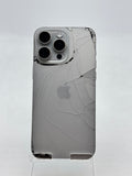 Unlocked Apple iPhone 15 Pro Max A2849 256GB Natural Titanium 91% BH - Cracked Read! image 5