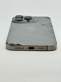 Unlocked Apple iPhone 15 Pro Max A2849 256GB Natural Titanium 91% BH - Cracked Read! image 6