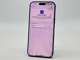 Unlocked Apple iPhone 16 Pro Max A3084 256GB Black Titanium 92% BH - Cracked Read! image 6