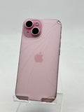 US Sprint/T-Mobile Apple iPhone 15 A2846 128GB Pink 86% BH - Cracked Read! image 5