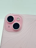 US Sprint/T-Mobile Apple iPhone 15 A2846 128GB Pink 86% BH - Cracked Read! image 6