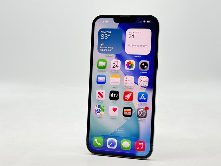 Unlocked Apple iPhone 13 Pro Max A2484 128GB Graphite 87% BH - Camaera Parts History