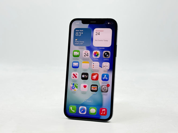 Unlocked Apple iPhone 12 Pro A2341 128GB Pacific Blue - Service Battery 74%