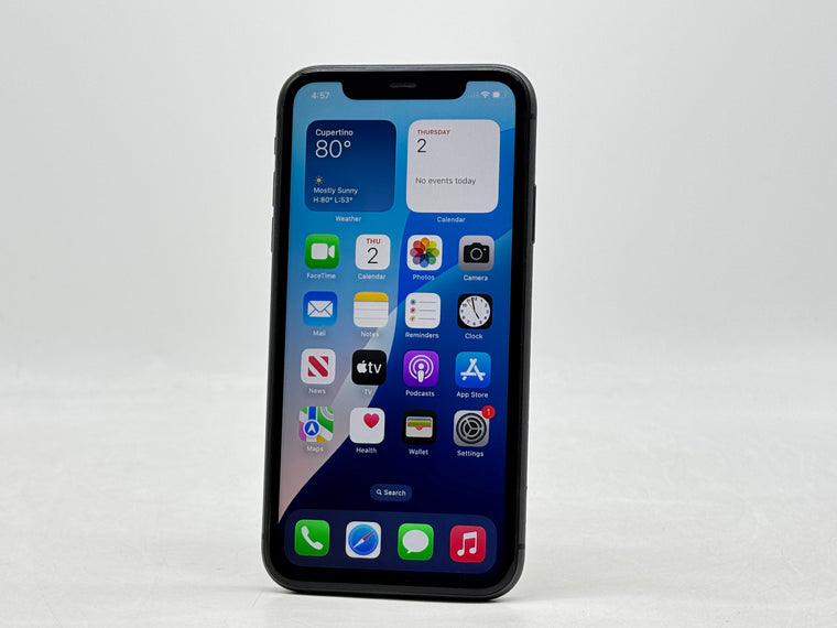 Unlocked Apple iPhone 11 A2111 64GB Black - Service Battery 77%
